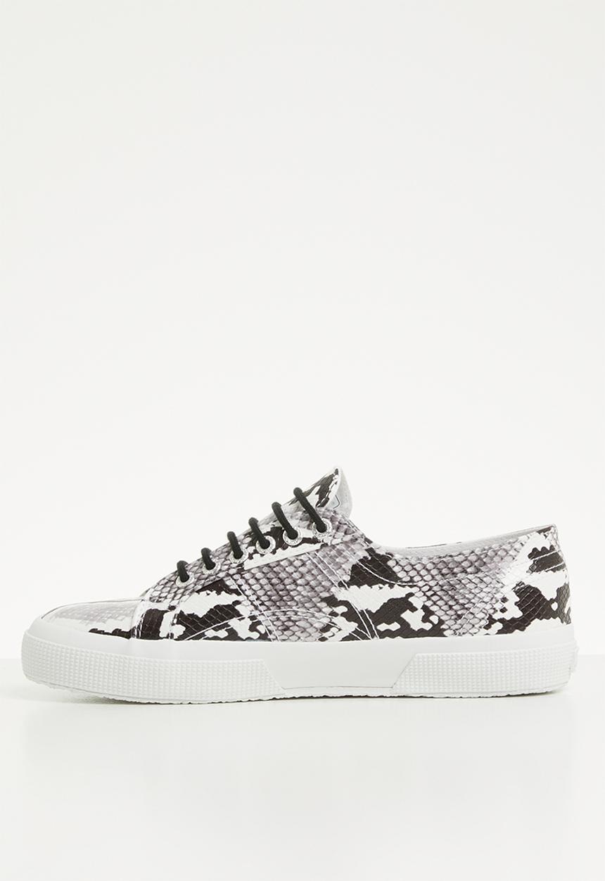 SUPERGA - 2750 Synthetic snake - c89 white-black
