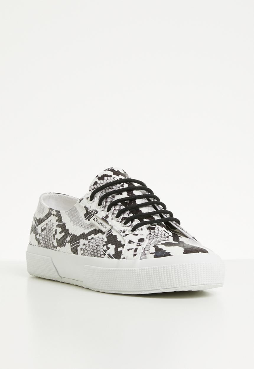SUPERGA - 2750 Synthetic snake - c89 white-black