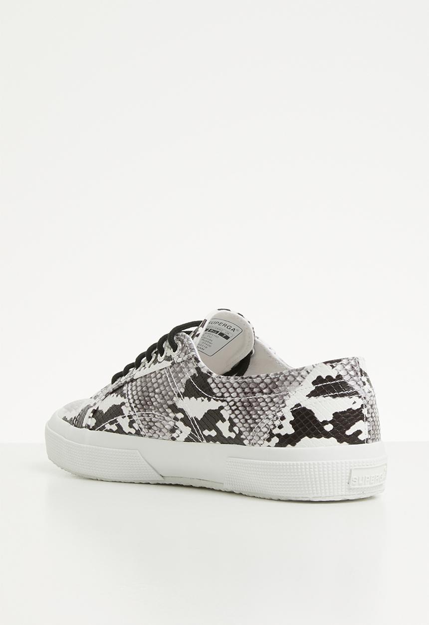 SUPERGA - 2750 Synthetic snake - c89 white-black