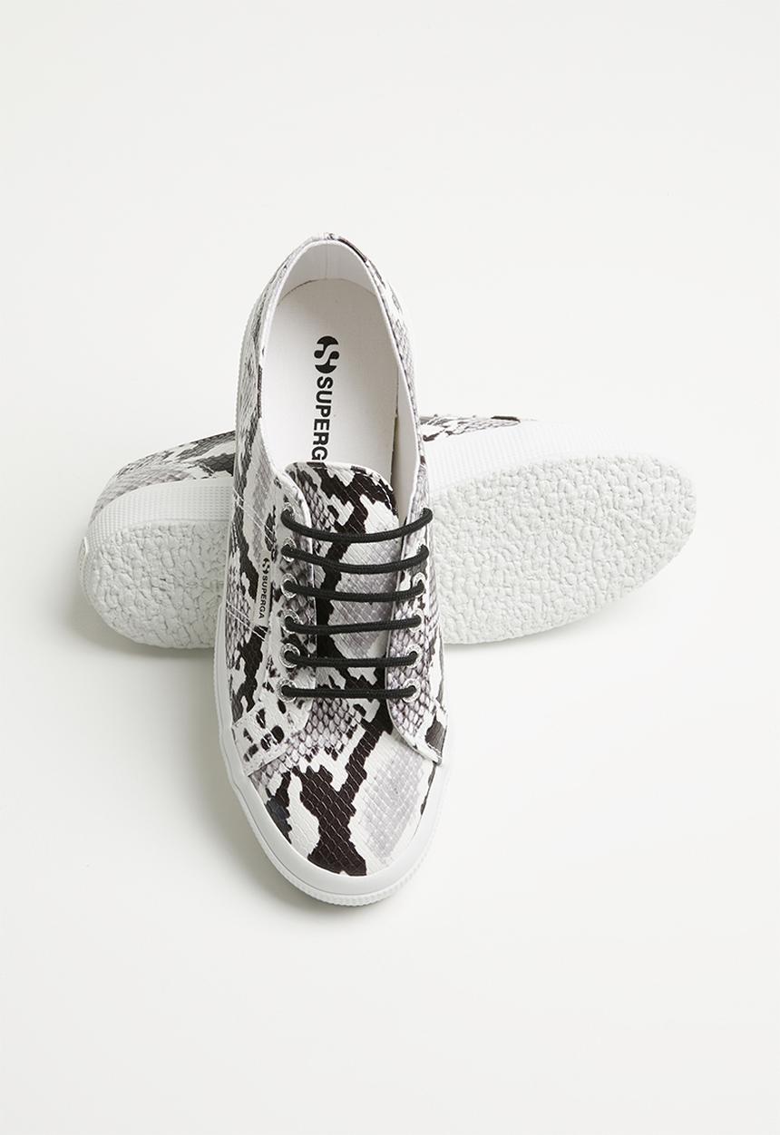 SUPERGA - 2750 Synthetic snake - c89 white-black