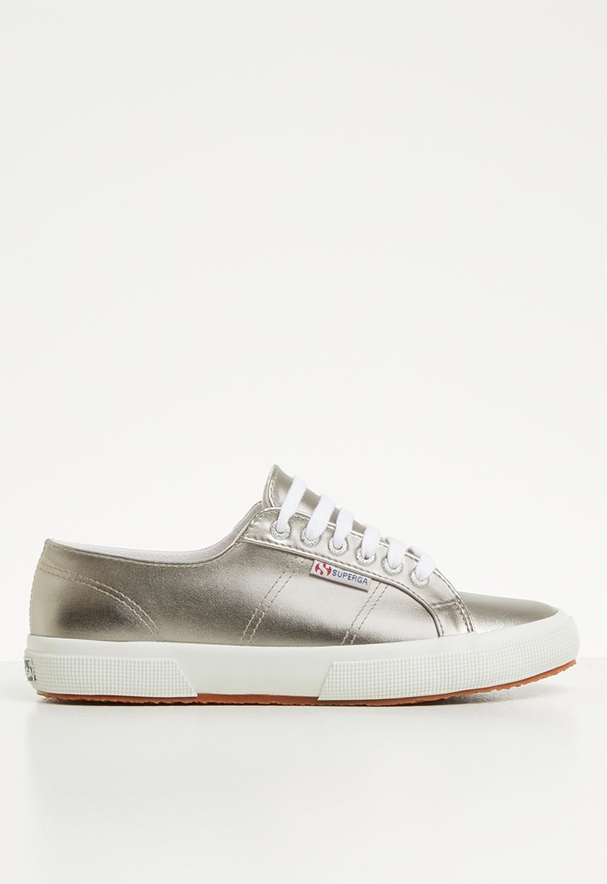 SUPERGA - 2750 Pu metallic foil shine - 082 grey
