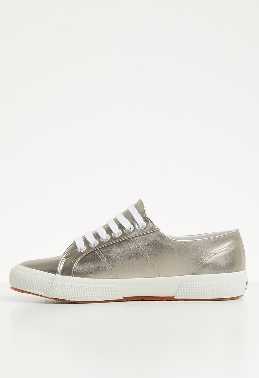 SUPERGA - 2750 Pu metallic foil shine - 082 grey