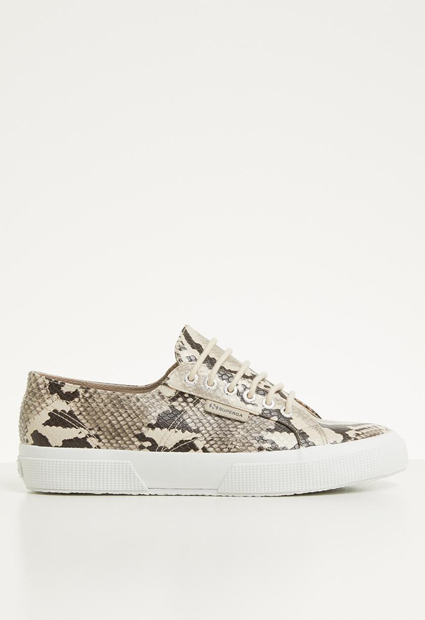 SUPERGA - 2750 Synthetic snake - g65 taupe -black