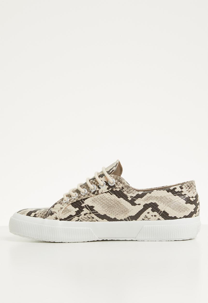 SUPERGA - 2750 Synthetic snake - g65 taupe -black