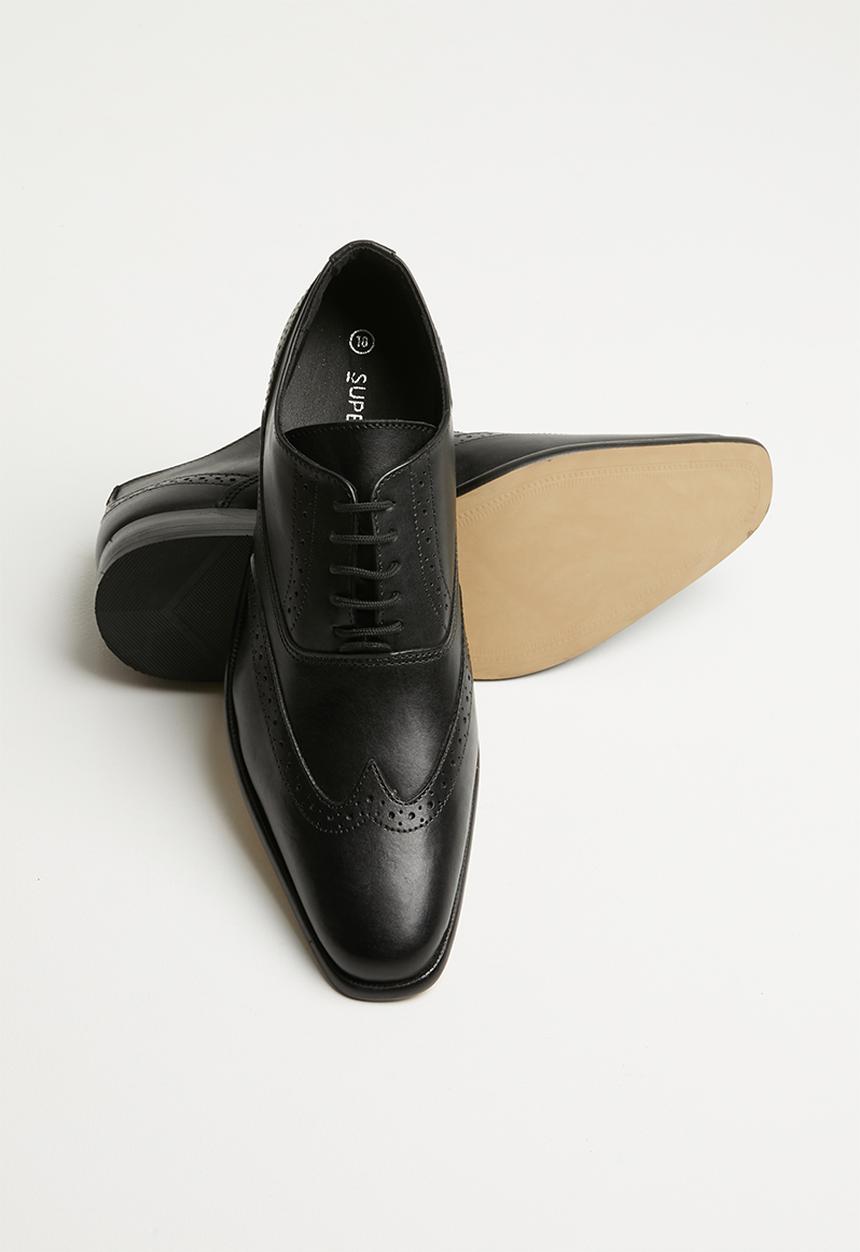 Superbalist - Seth leather brogue - black