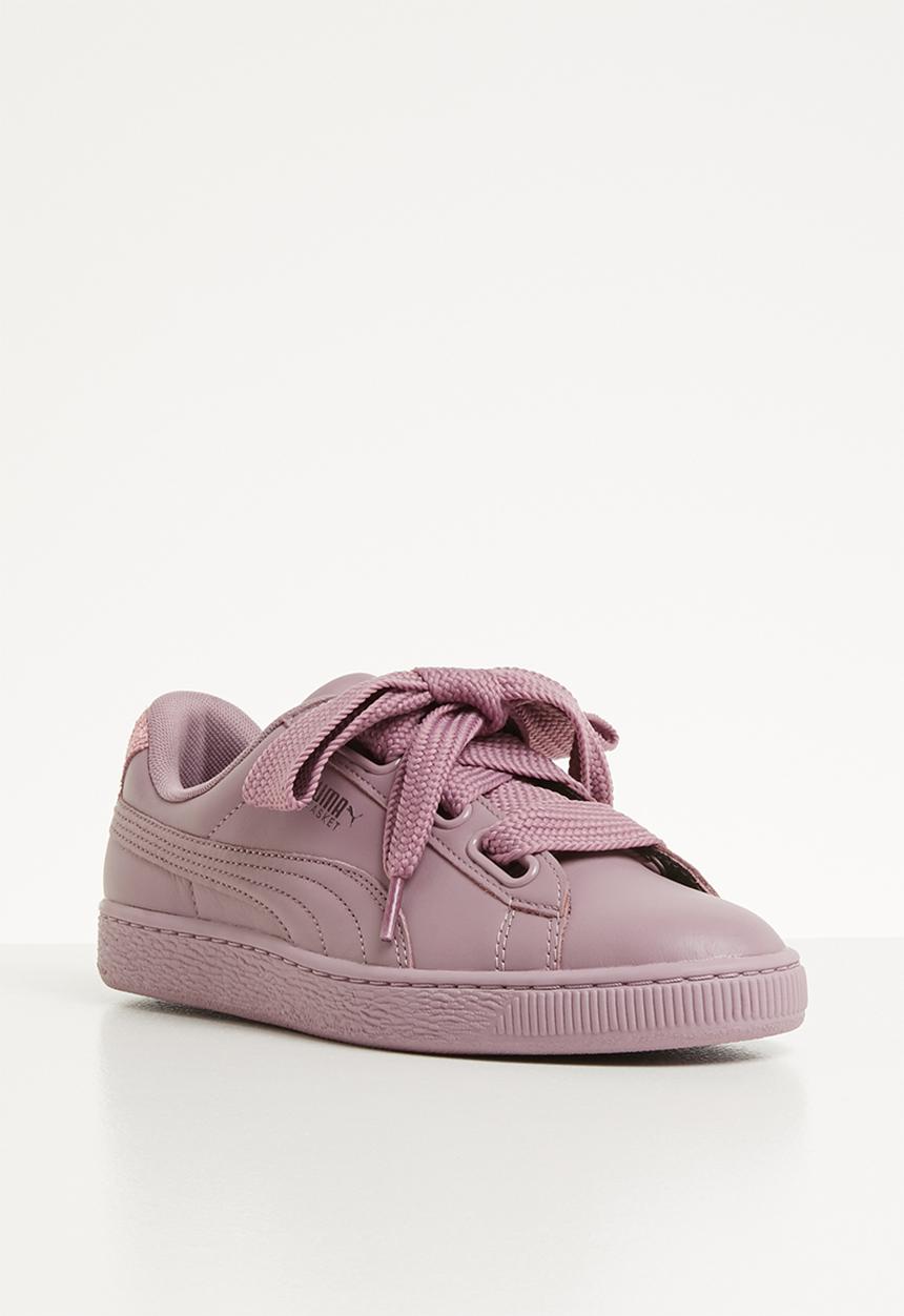 PUMA - Basket heart bio hacking - elderberry-puma silver