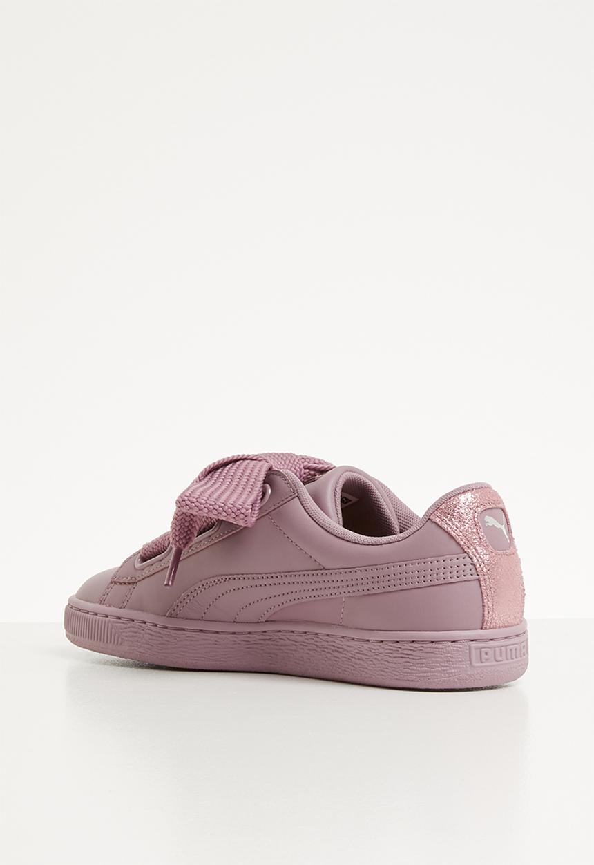 PUMA - Basket heart bio hacking - elderberry-puma silver