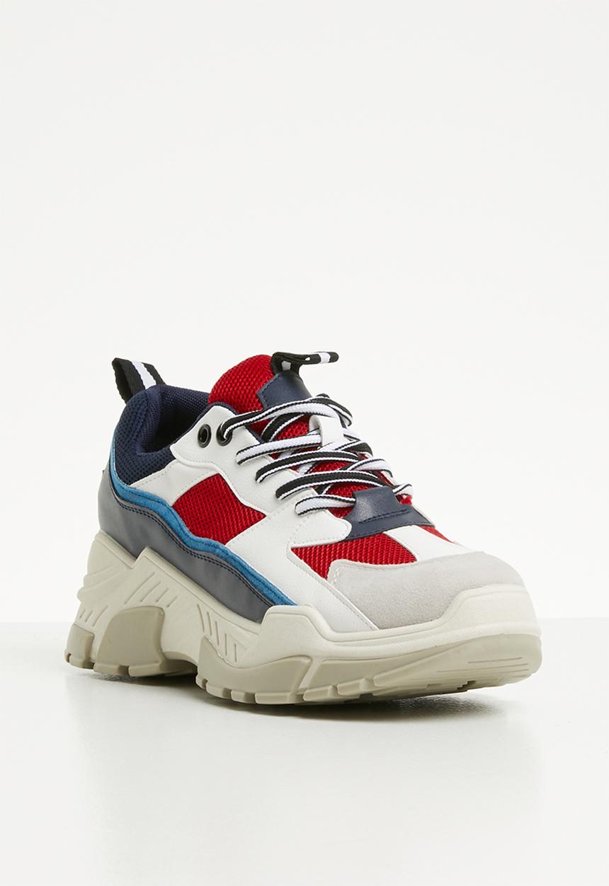 Superbalist - Evie sneaker - navy & red