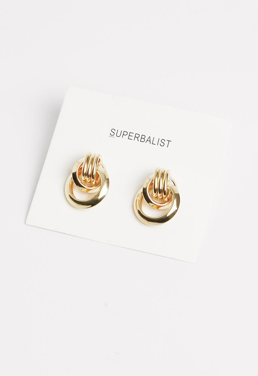 Superbalist - Eliz link earrings - gold