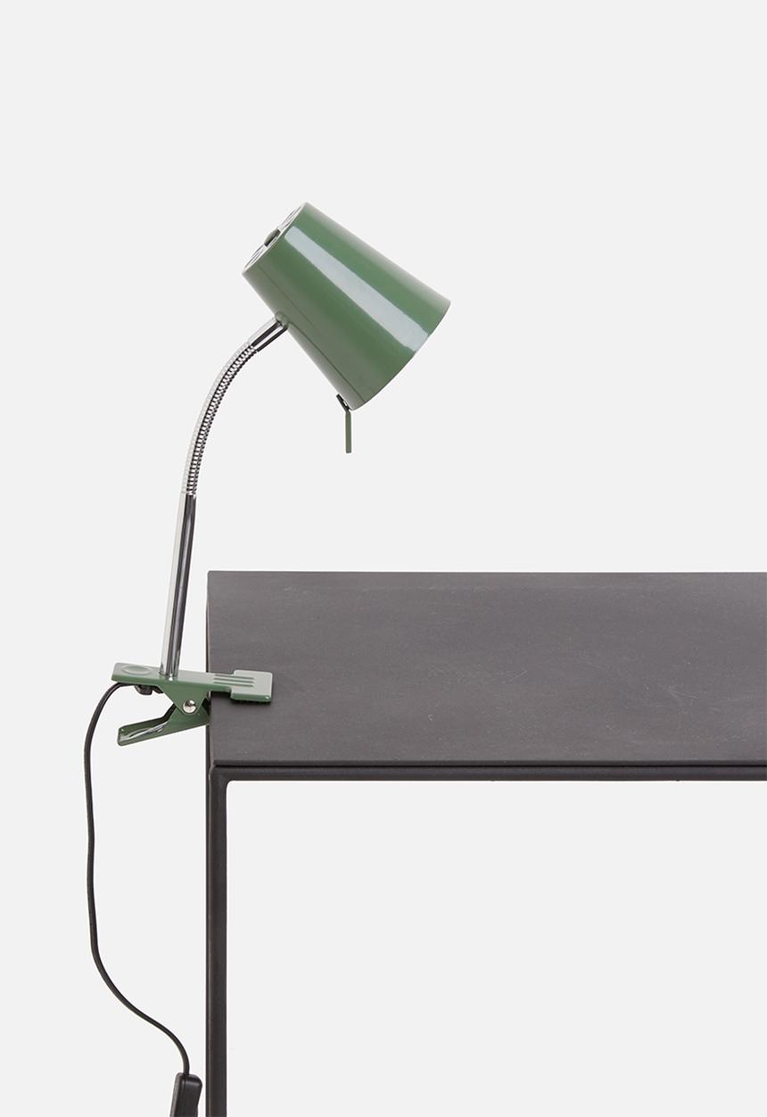 Present Time - Z clip on lamp - jungle green