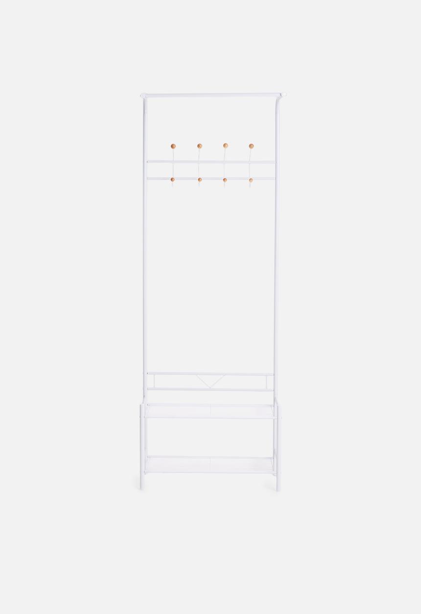 Present Time - Saturnus clothes rack - white and natural