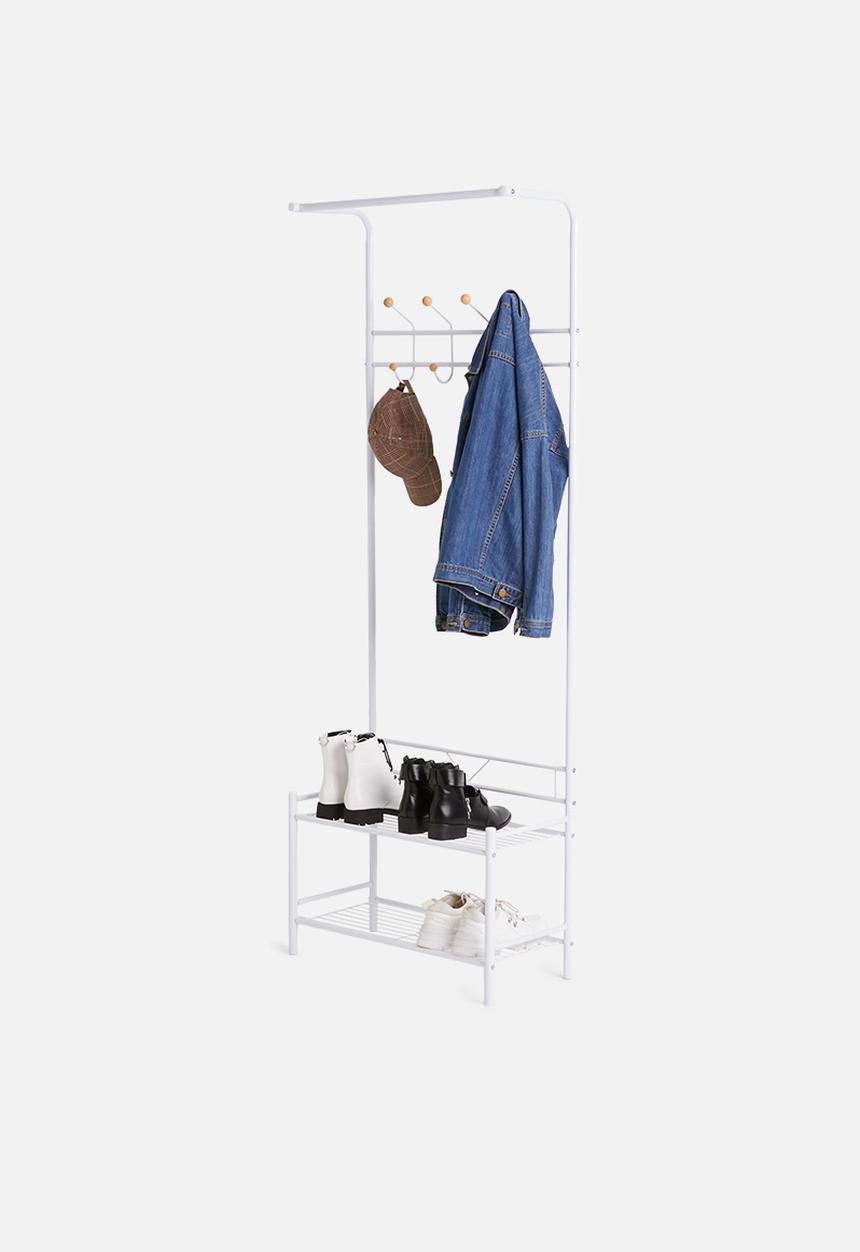 Present Time - Saturnus clothes rack - white and natural