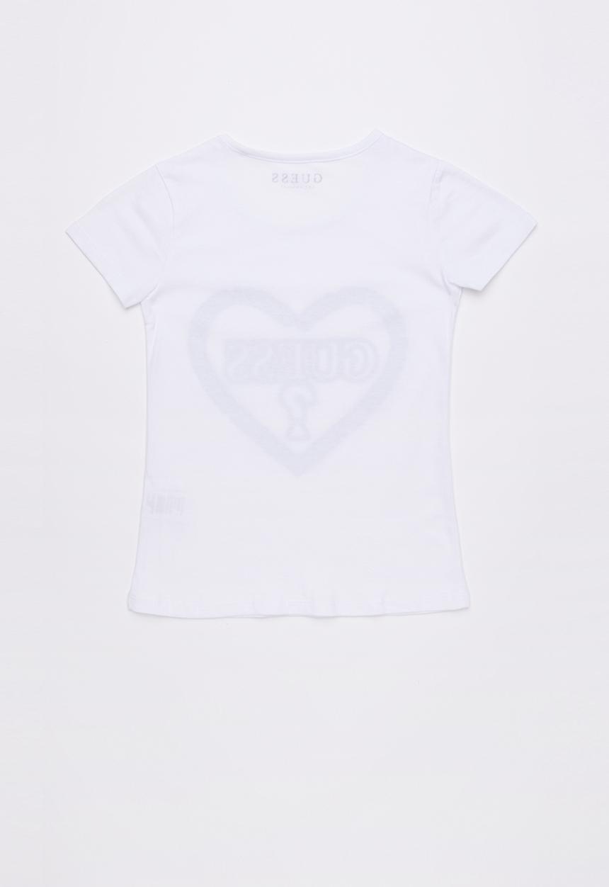 GUESS - Guess heart tee - white