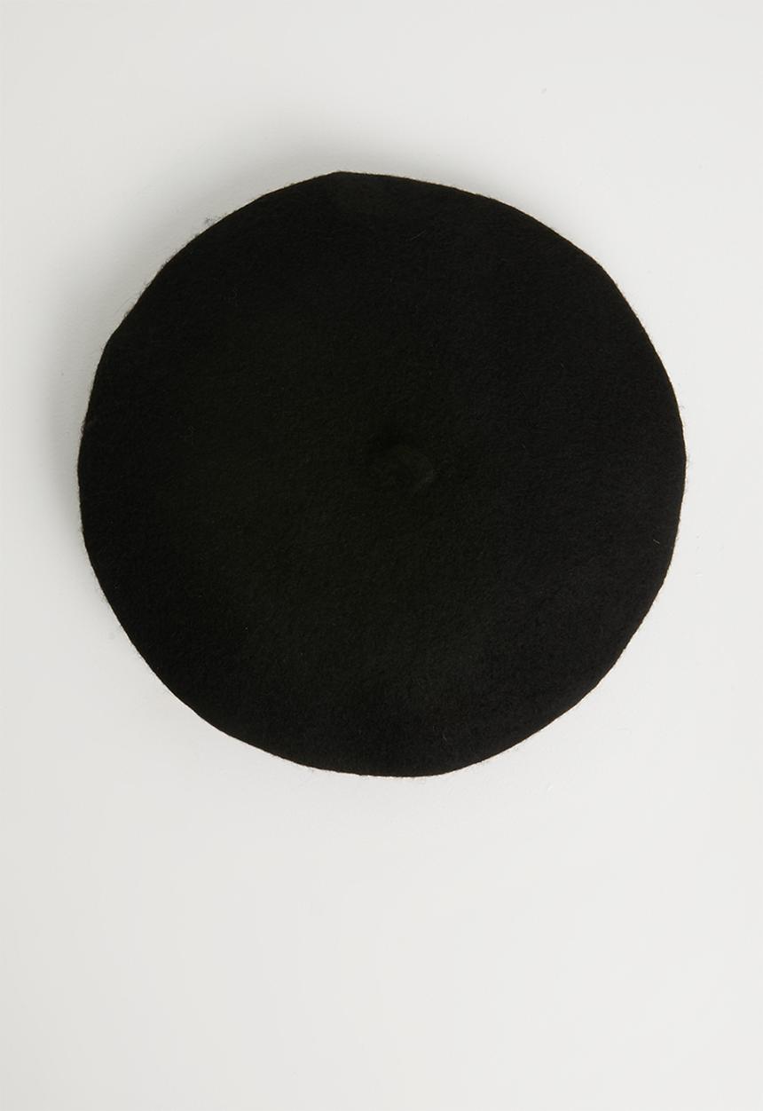Superbalist - Maggie eyelet beret - black