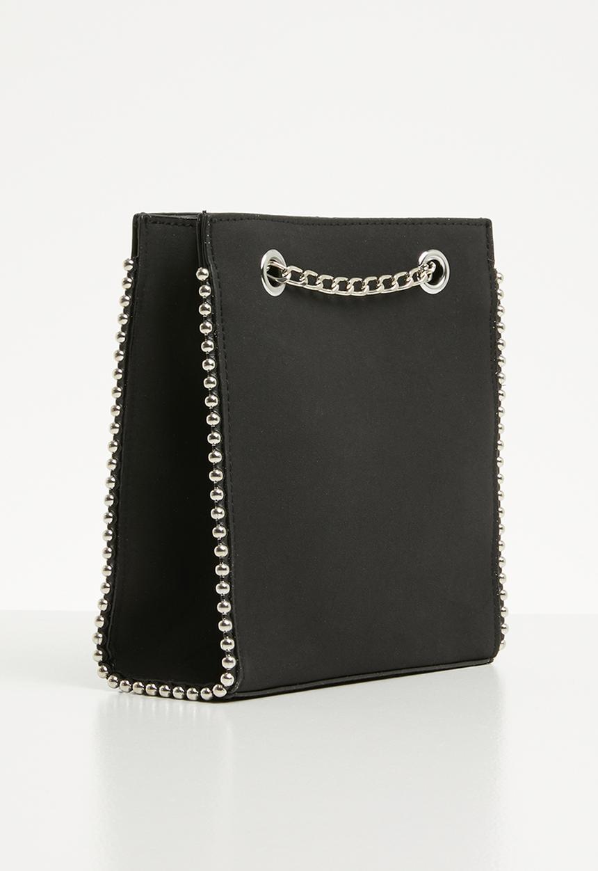 Superbalist - Studded detail tote bag - black
