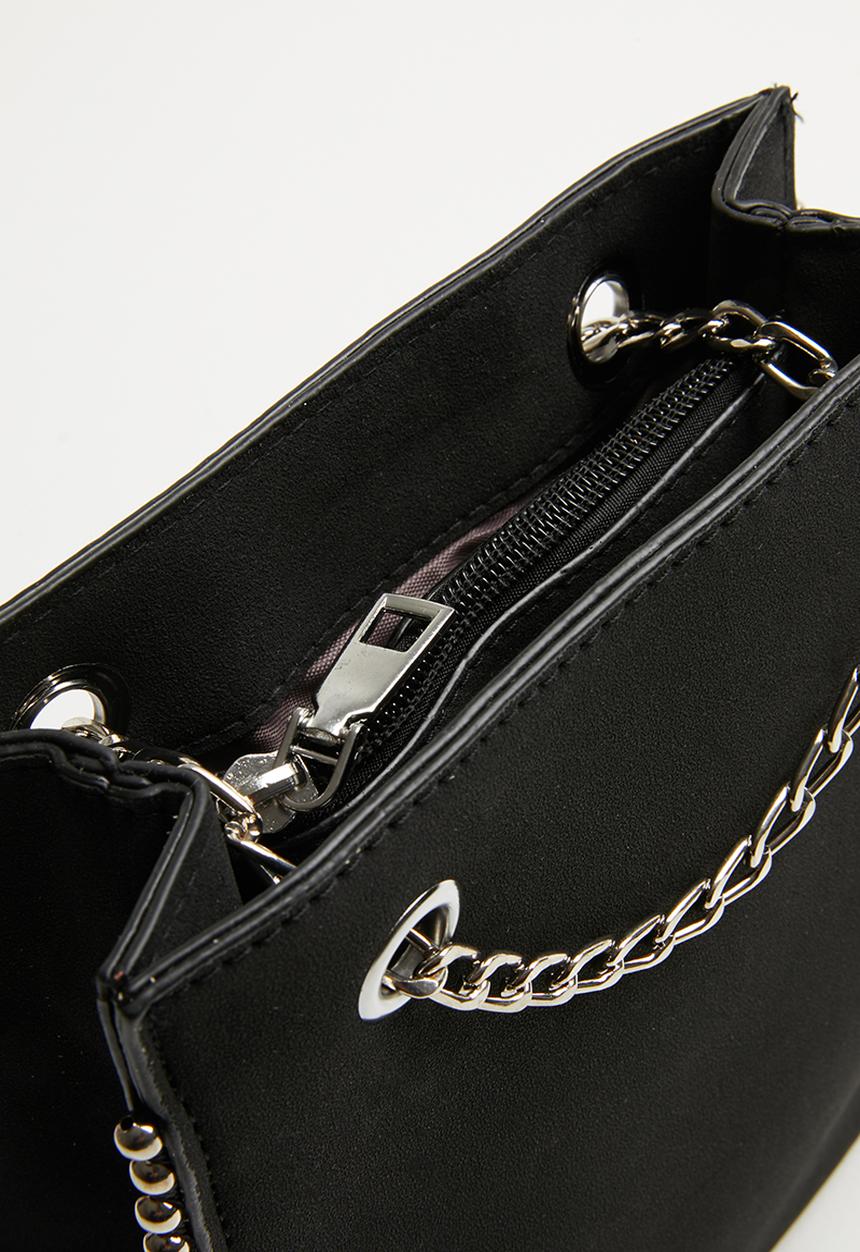 Superbalist - Studded detail tote bag - black