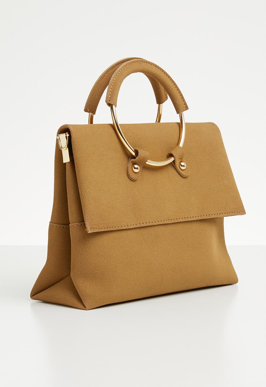 Superbalist - Jagger ring detail clutch bag - beige