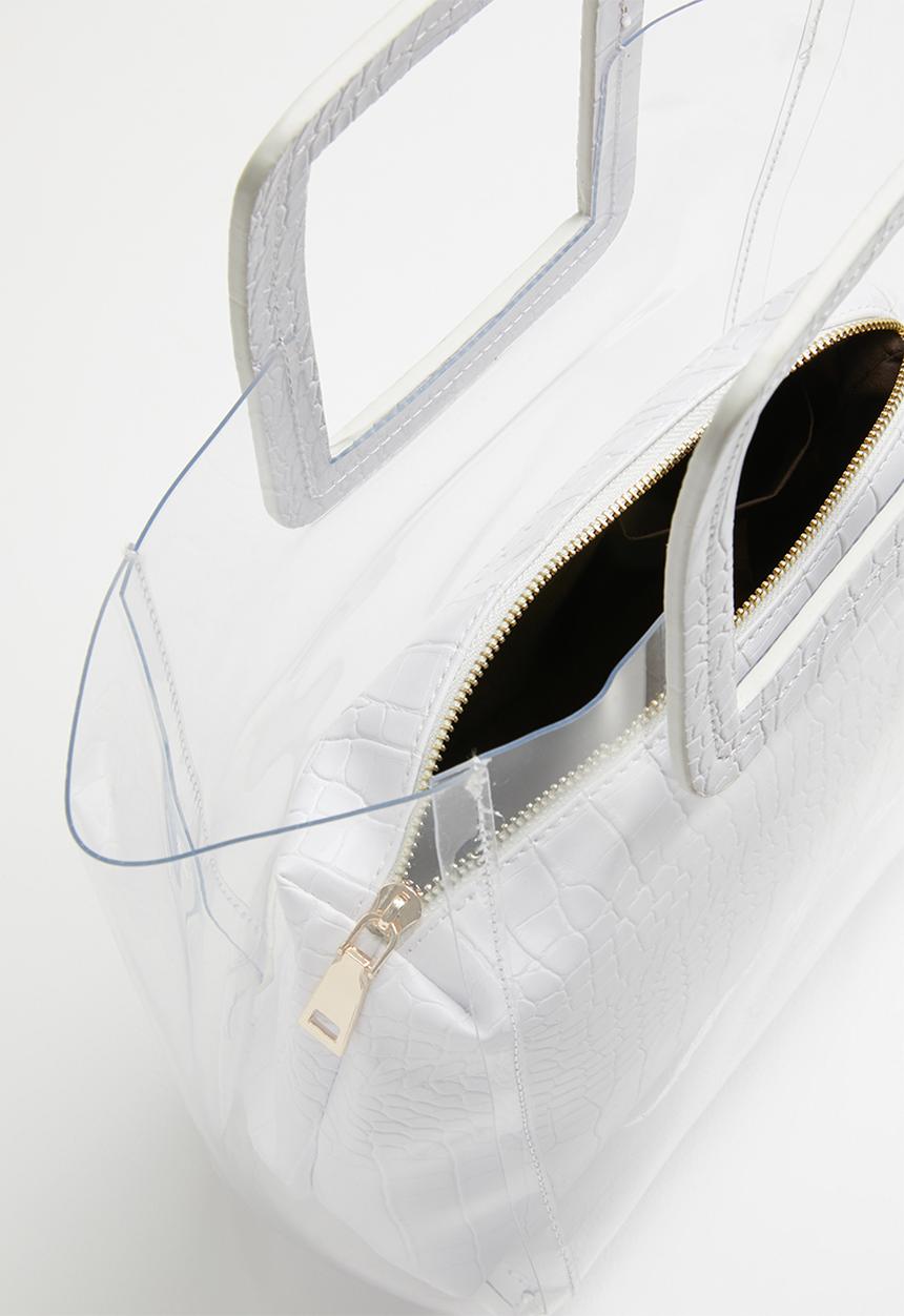 Superbalist - Perpex shopper bag - white