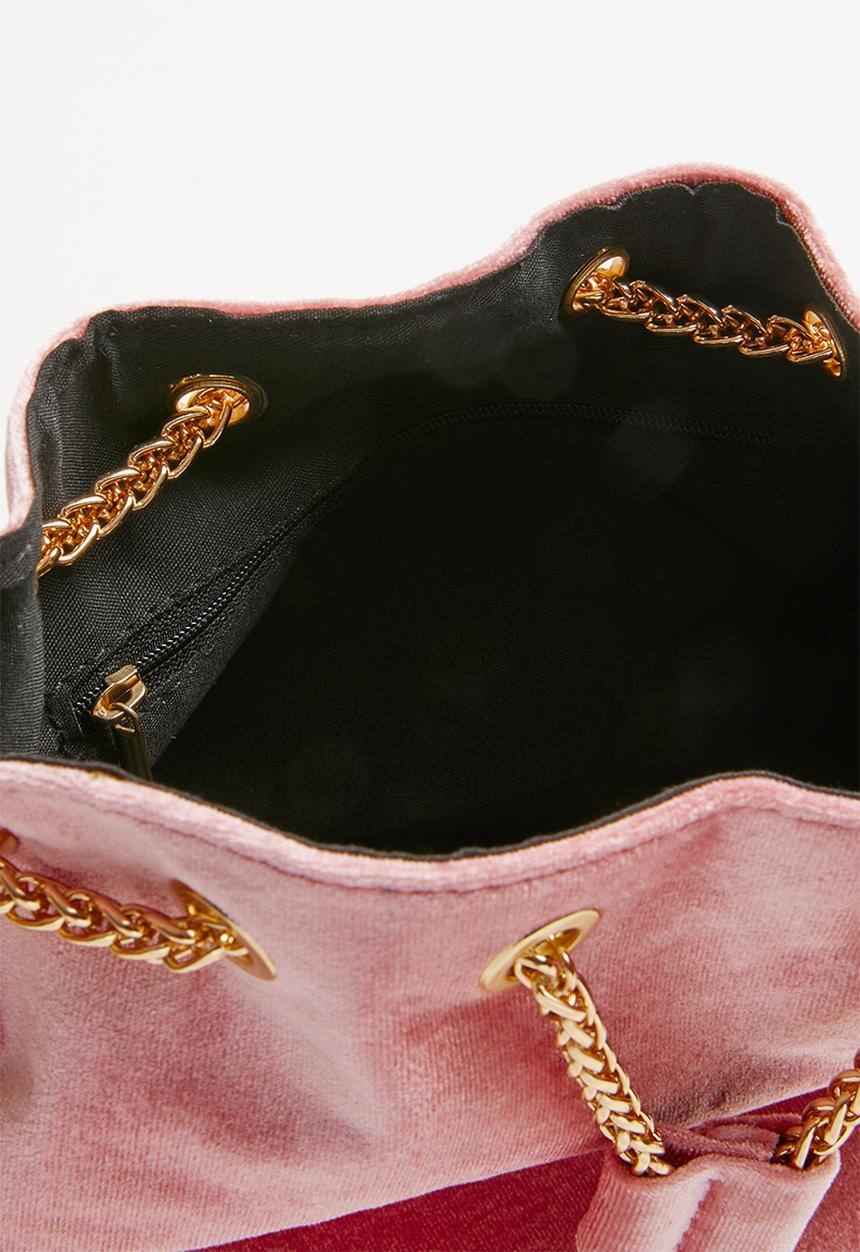Superbalist - Adina velvet bucket bag - pink