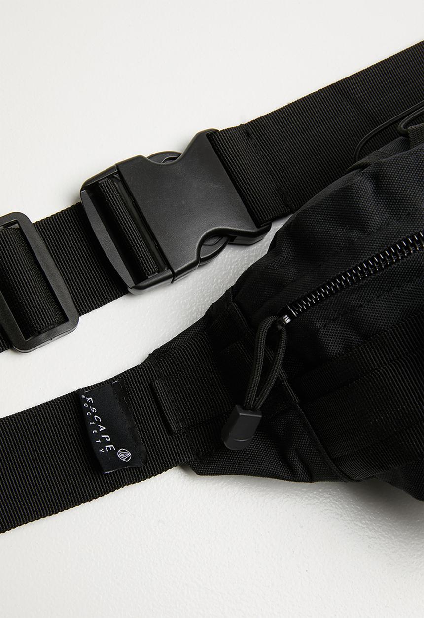 Escape Society - Utility bum bag - black