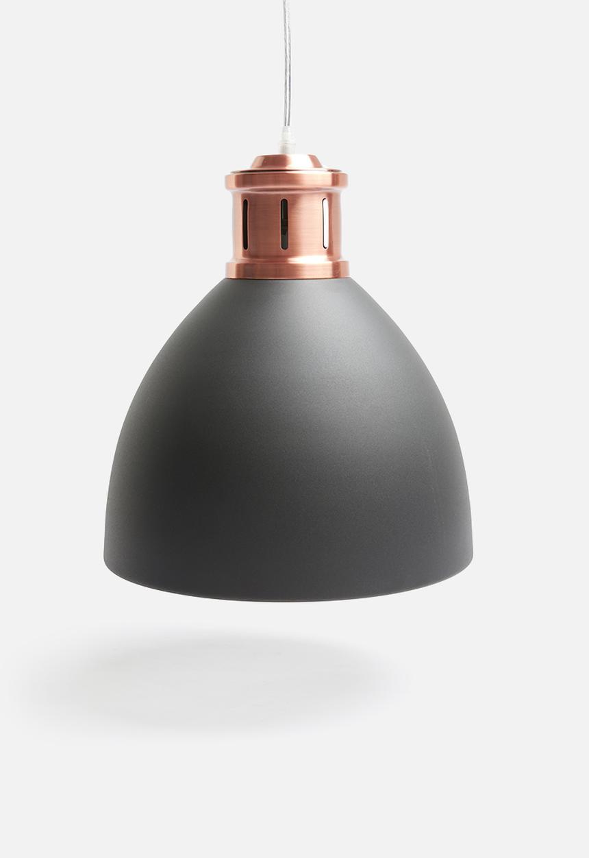 Present Time - Refine metal pendant lamp - black & copper