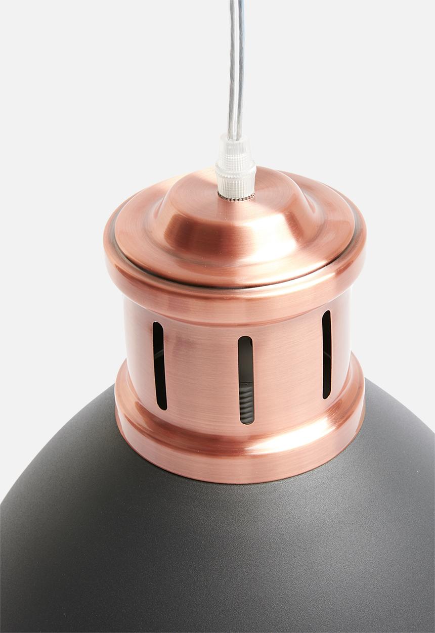 Present Time - Refine metal pendant lamp - black & copper