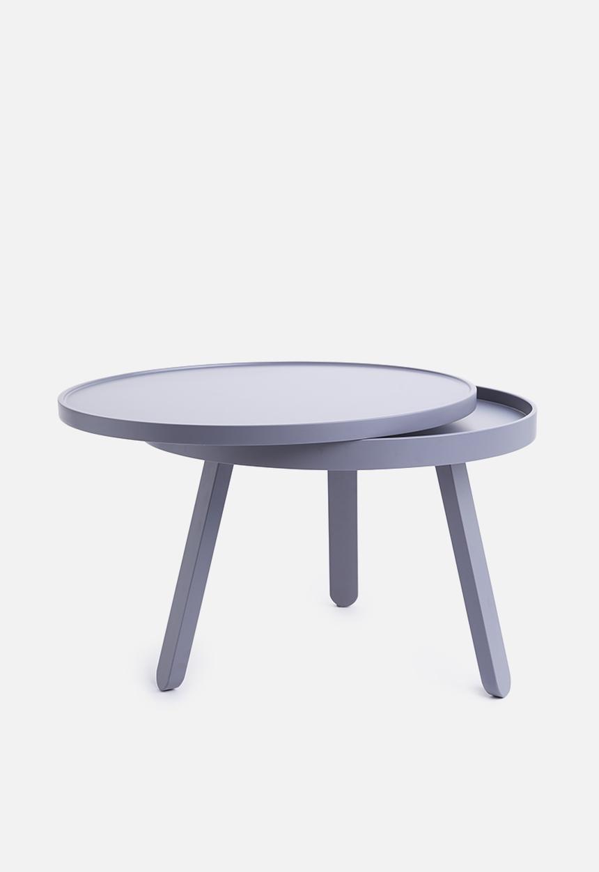 Sixth Floor - Coffee table with tray - grey 