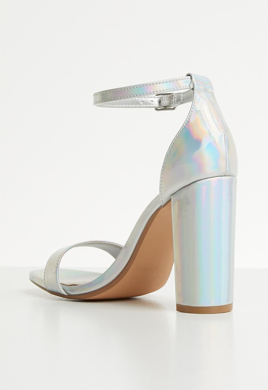 Steve Madden - Carrson heel - silver