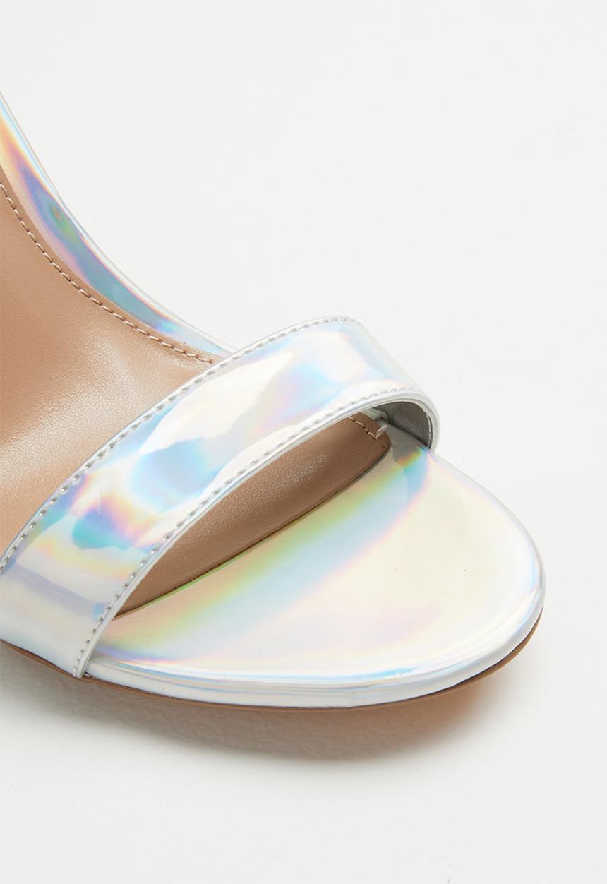 Steve Madden - Carrson heel - silver