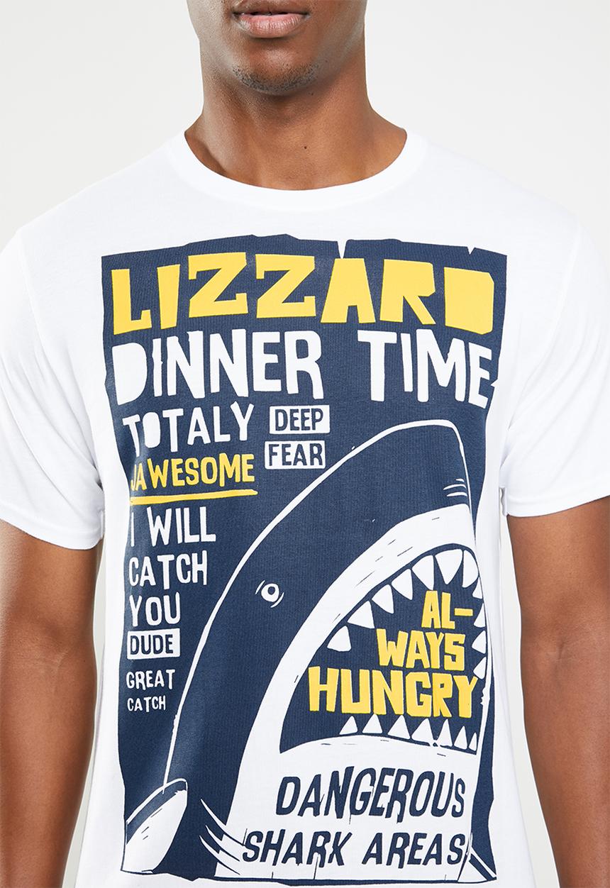 Lizzard - Stewart tee - white
