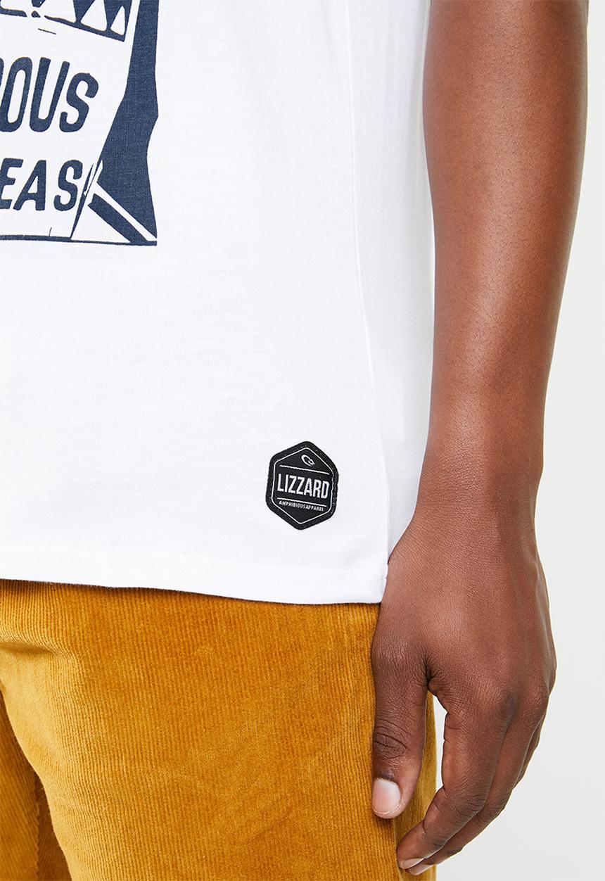 Lizzard - Stewart tee - white