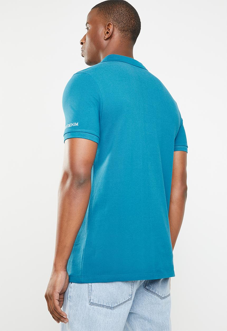 GUESS - Guess short sleeve classic polo - blue 