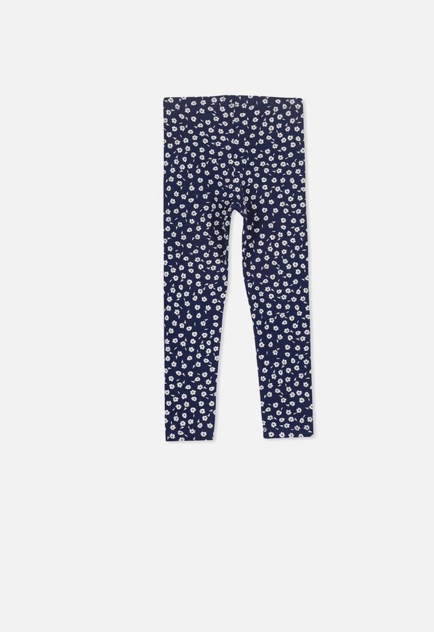 Cotton On - Huggie tights - navy & white