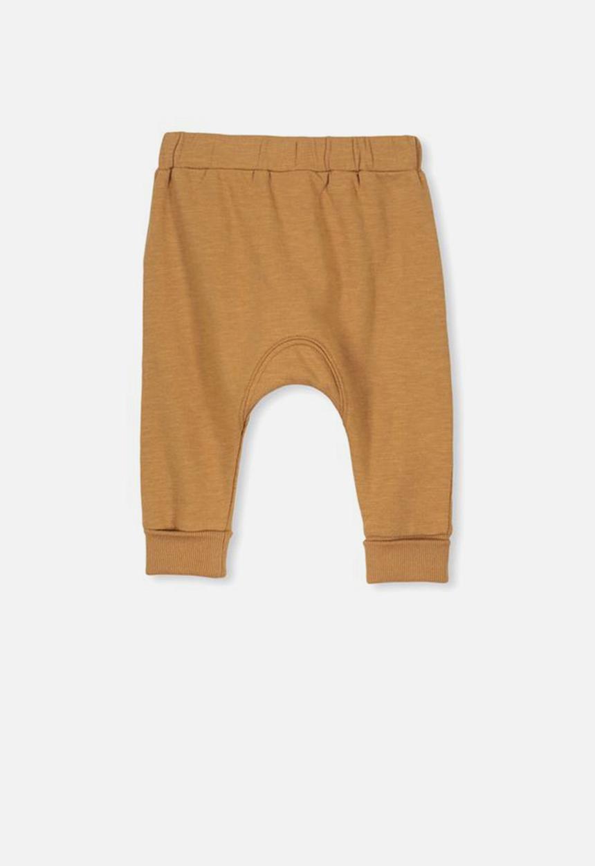 Cotton On - Shelby slouch trackpant - brown & black