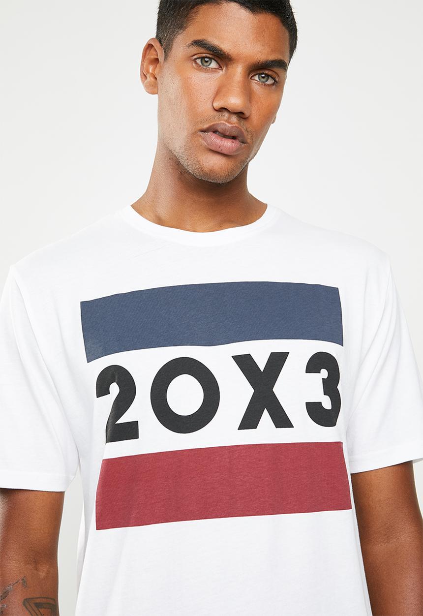 Only & Sons - Greg short  sleeve tee - white