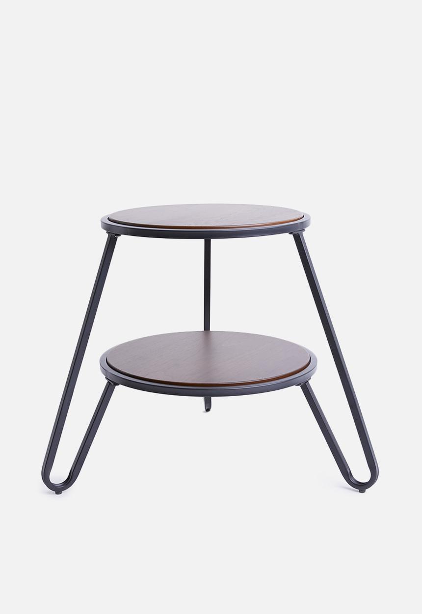 Sixth Floor - Dark oak side table - natural