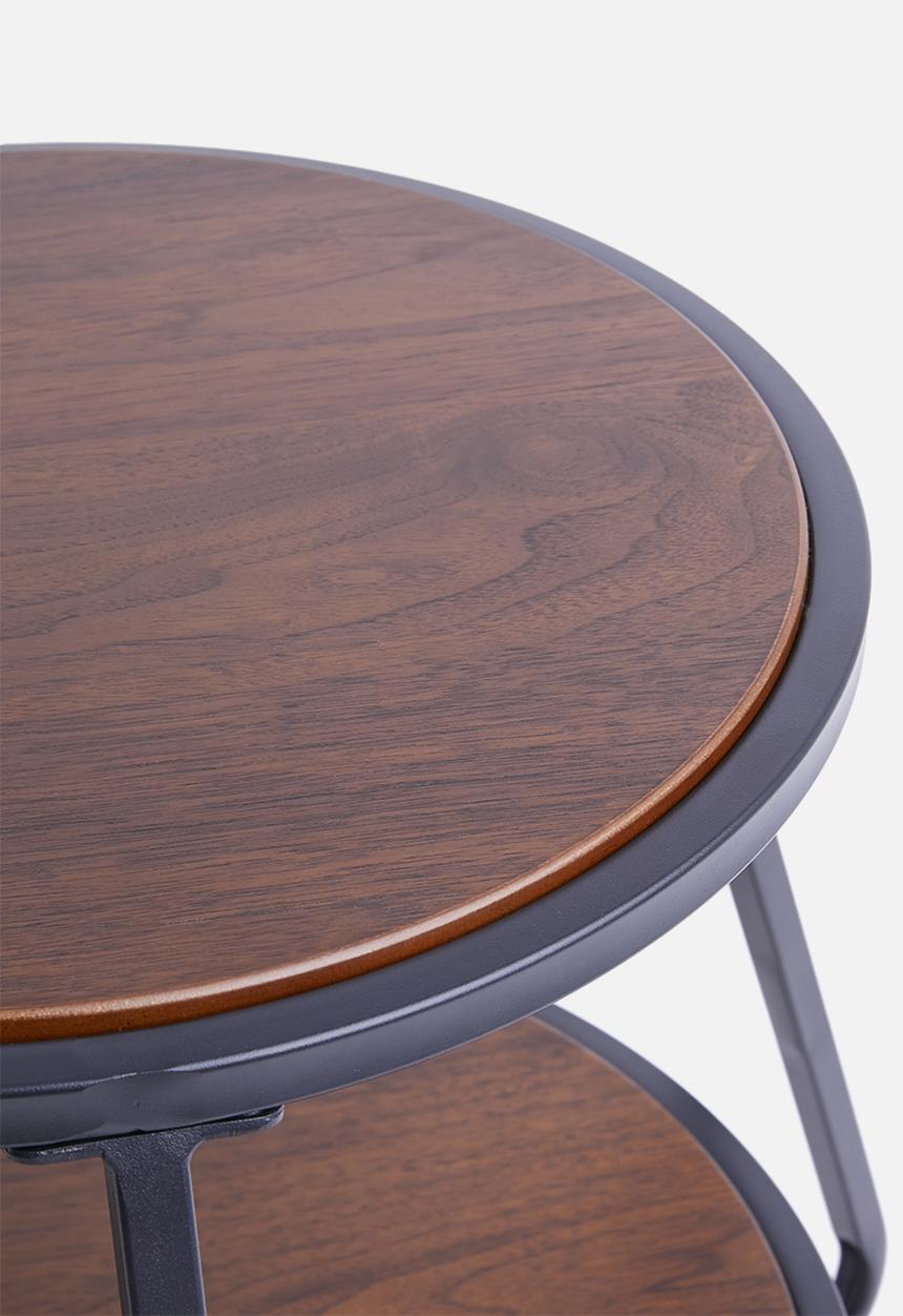 Sixth Floor - Dark oak side table - natural