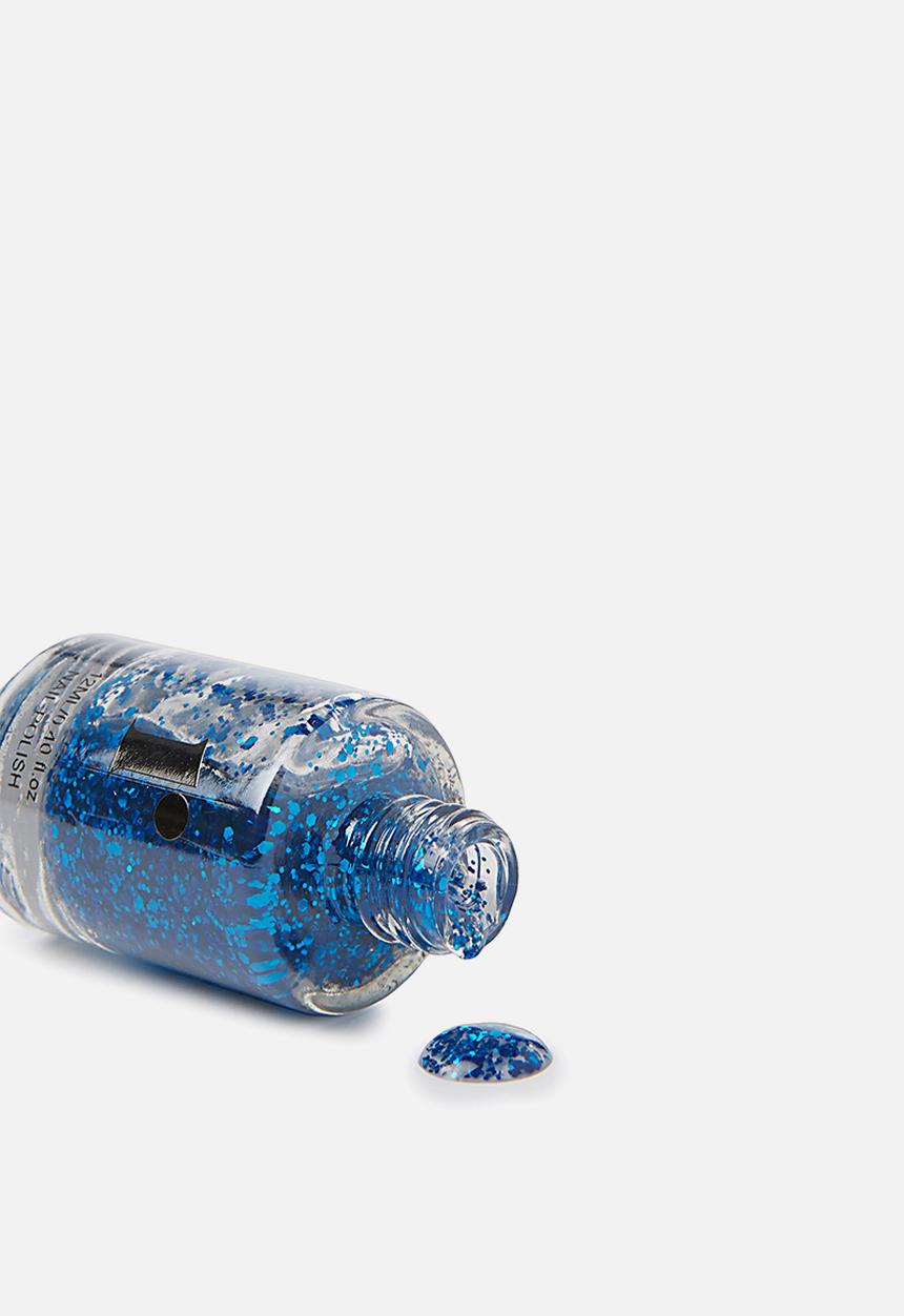 Cotton On - Rubi nail polish - cobalt glitter