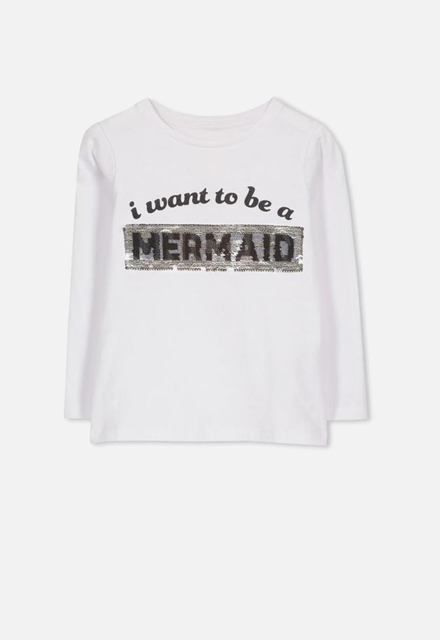 Cotton On - Anna long sleeve tee - white