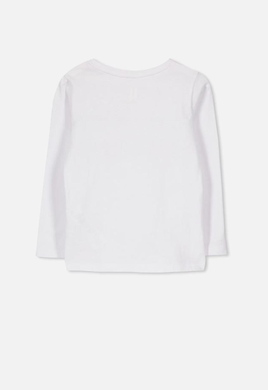 Cotton On - Anna long sleeve tee - white