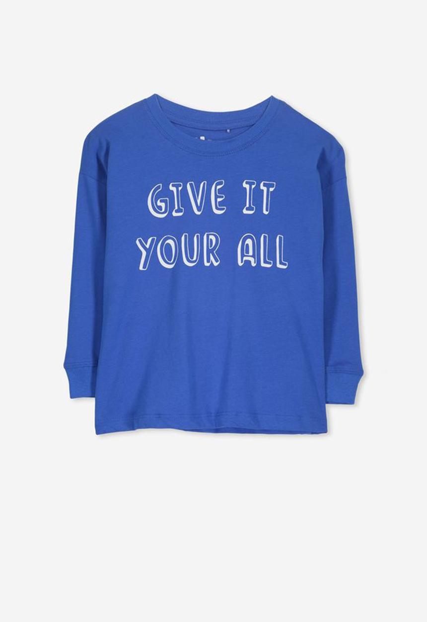 Cotton On - Tom loose fit tee - blue 