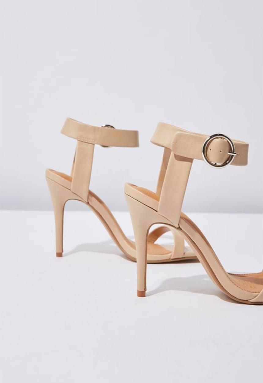 Cotton On - Faux leather ankle strap heel - neutral