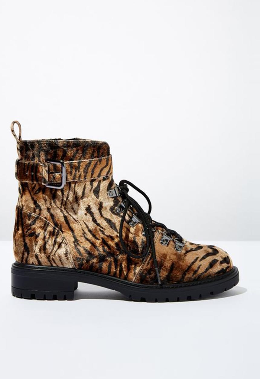 Cotton On - Hariette combat boot - brown & black