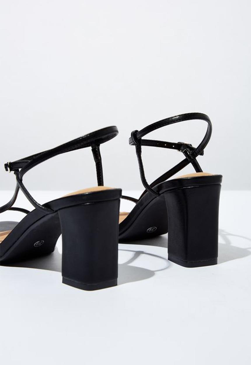 Cotton On - Hannah thin strap heel - black