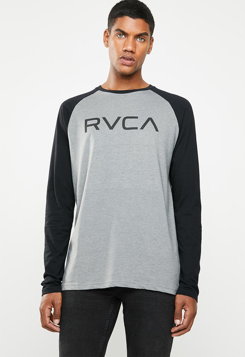 RVCA - Big rvca raglan tee - grey & black