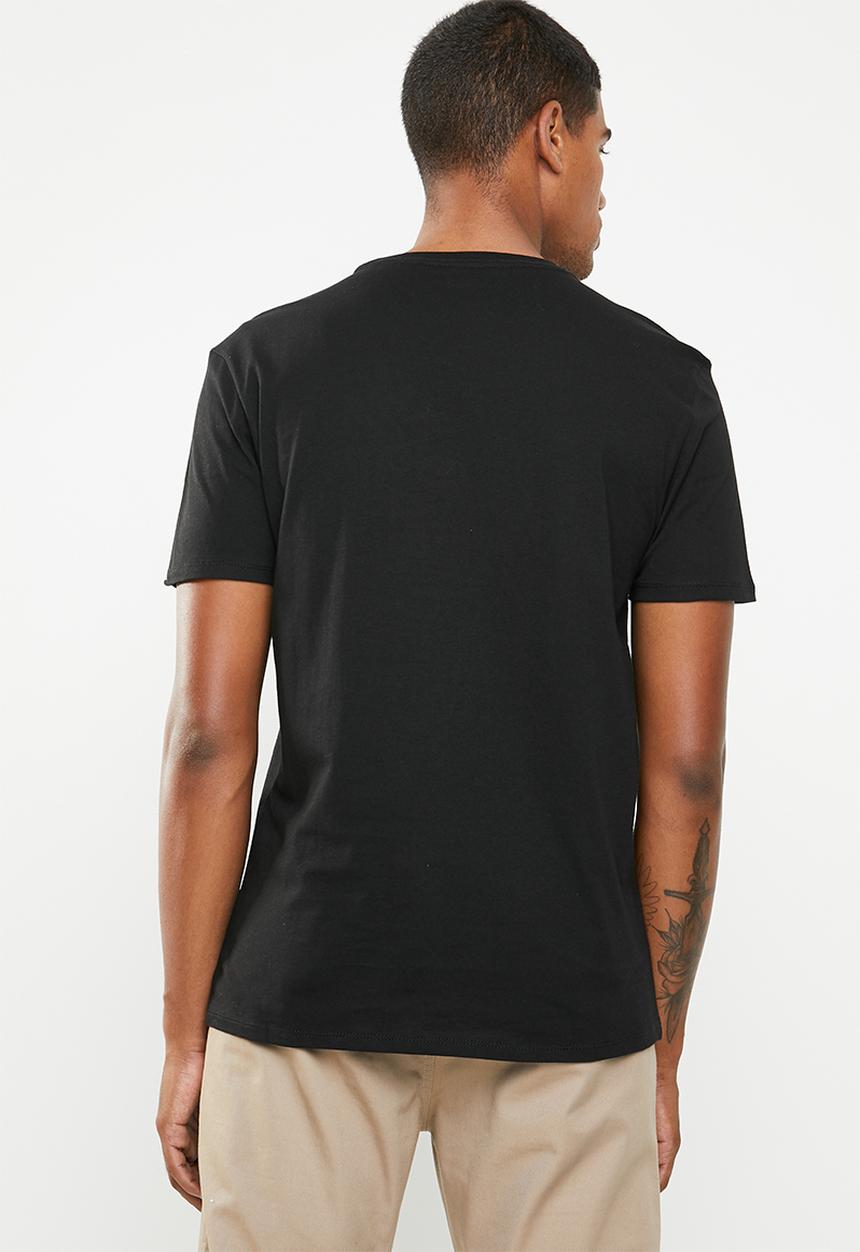 GUESS - Core triangle tee - black