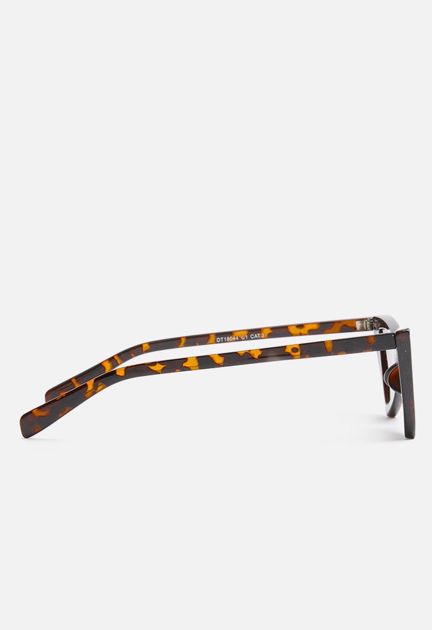 Missguided - Angled sunglasses - brown