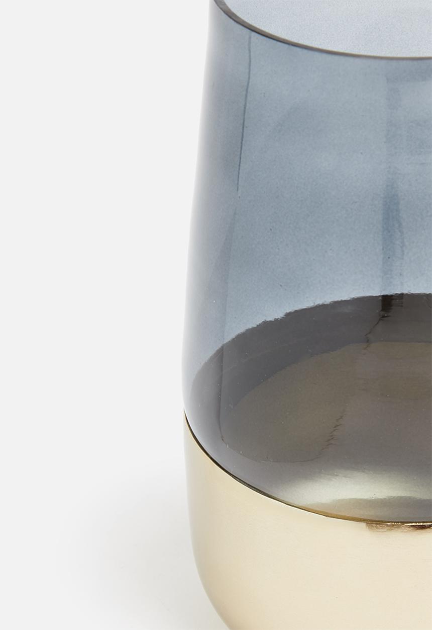 SF Collection - Lyssa vase - gold/smoke