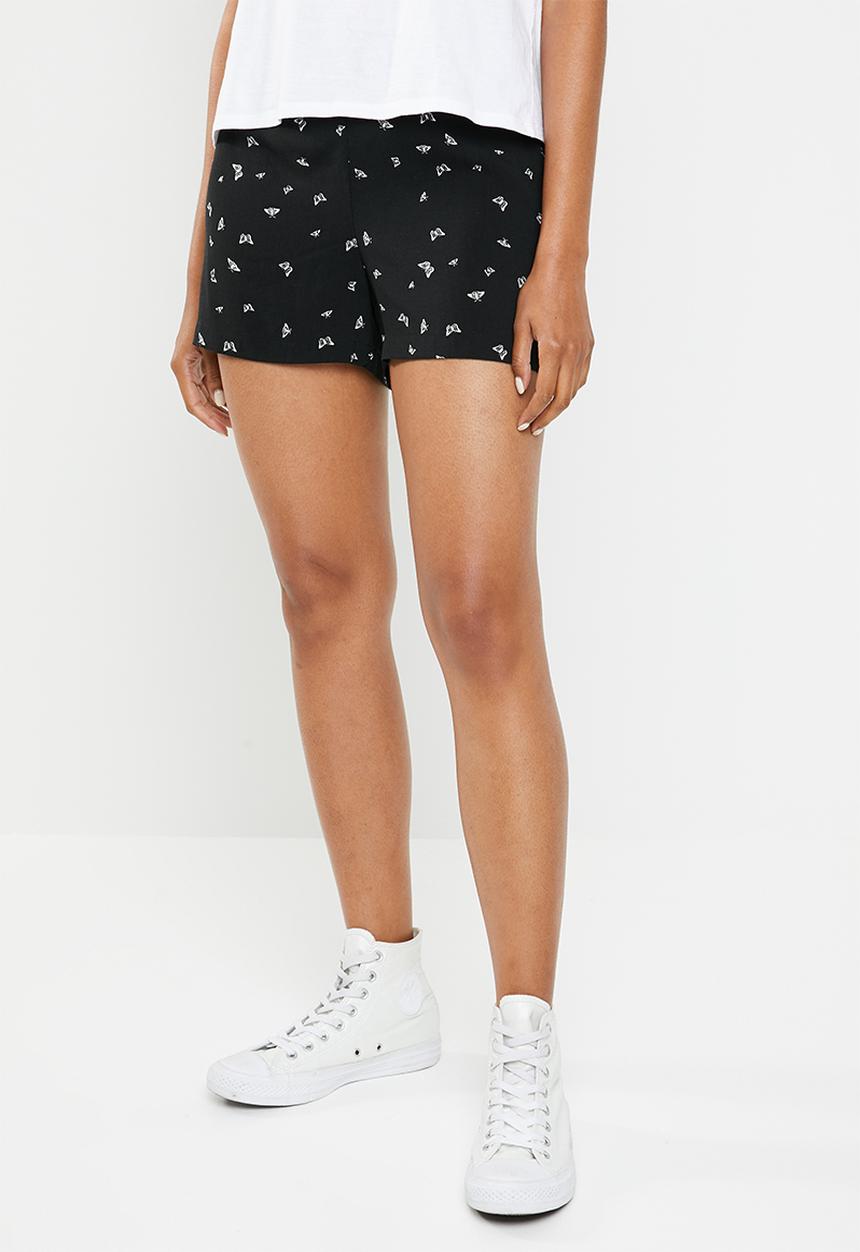Jacqueline de Yong - Barbera woven shorts - black