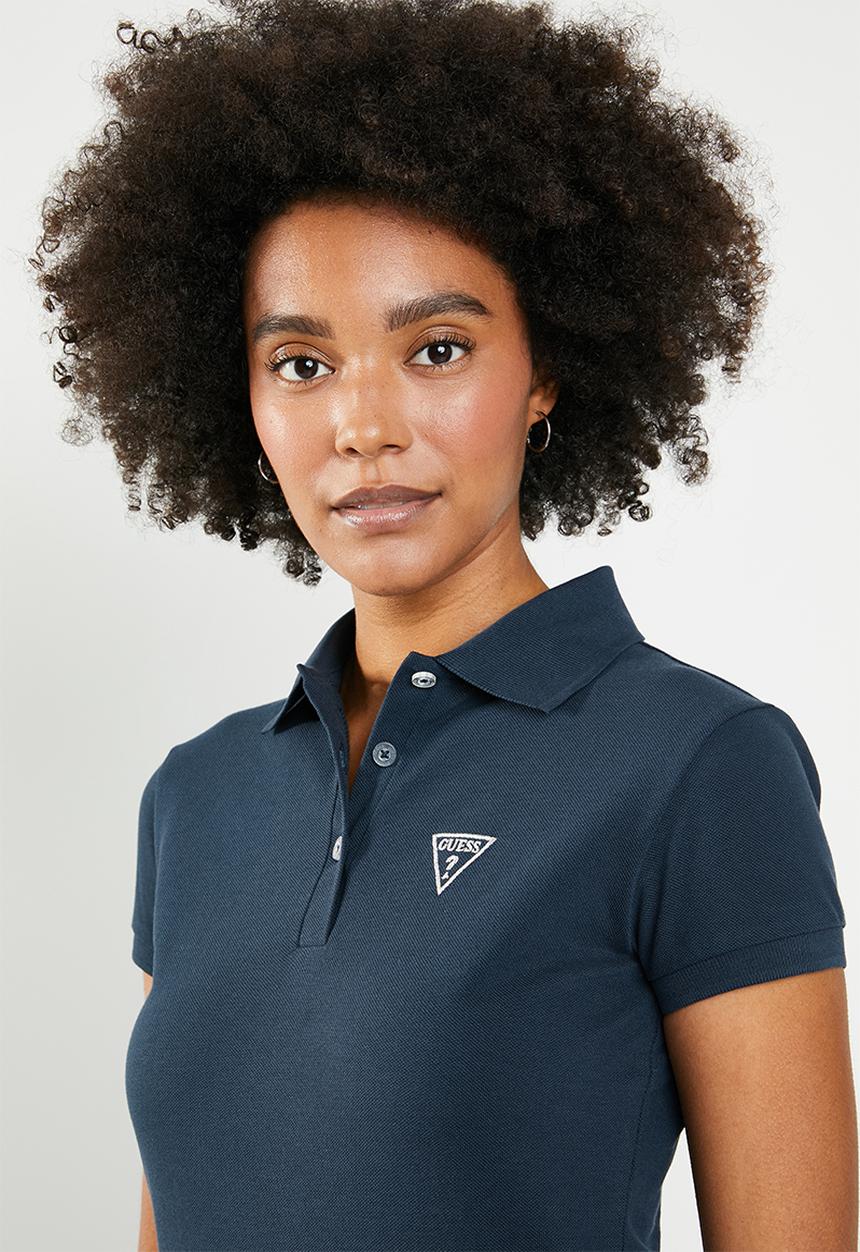 GUESS - Guess bling polo top - navy